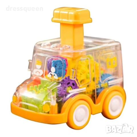 4747 Детска прозрачна кола с въртящи се механизми и музика, снимка 2 - Коли, камиони, мотори, писти - 53810537