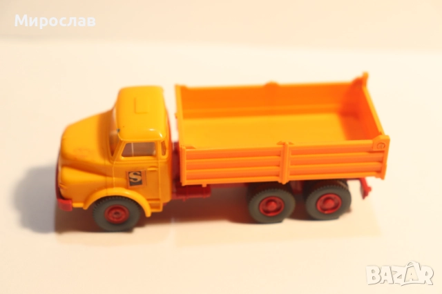 WIKING H0 1/87 MAN САМОСВАЛ КОЛИЧКА КАМИОН МОДЕЛ, снимка 2 - Колекции - 52039102