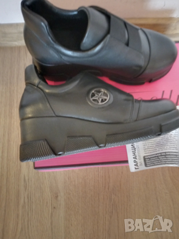 Дамски обувки естествена кожа на платформа , снимка 2 - Дамски ежедневни обувки - 53024796