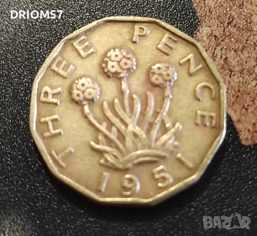 Монети Великобритания-4 бр.› Крал Джордж VI (1940-1951), снимка 7 - Нумизматика и бонистика - 51464221