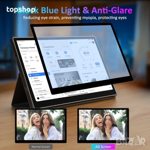 Огромен 14 инчов Таблет BEYNIVAN Android 15 36GB RAM 256GB ROM, USB-C кабел, адаптер, писалка ..., снимка 8 - Таблети - 53457494