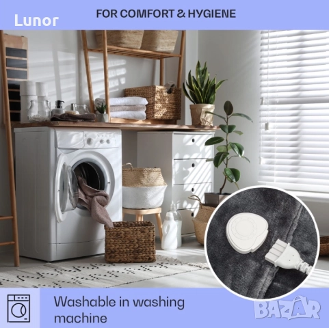 Електрическо/затоплящо одеяло със ръкави, снимка 3 - Олекотени завивки и одеяла - 52435355