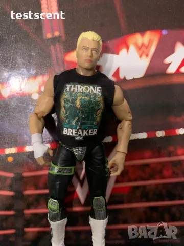 Екшън фигура WWE Cody Rhodes The American Nightmare Коуди Роудс Jazwares AEW Throne Breaker figure, снимка 17 - Колекции - 48554266