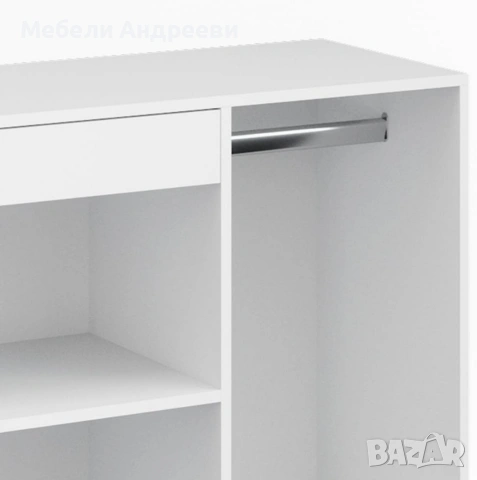 Шкаф Vicco с чекмедже и лост за закачалки 3293, снимка 7 - Шкафове - 53762437