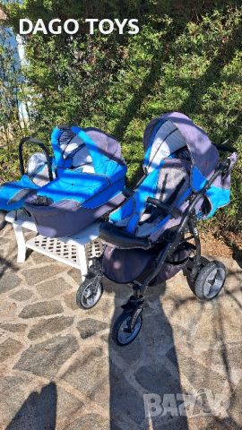 Бебешка количка Аdbor Zipp 2в1 + подарък кошница за новородено, снимка 3 - Детски колички - 46274035