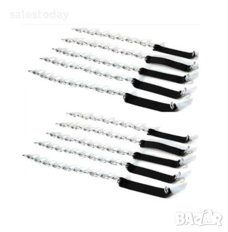 Вериги за сняг,метални, 10бр. прешлени, 13 -16 цола, 60см