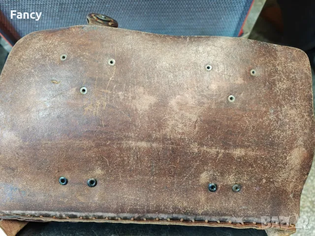 винтидж дамска чанта естествена кожа 36/27/10 см, снимка 16 - Чанти - 50263141