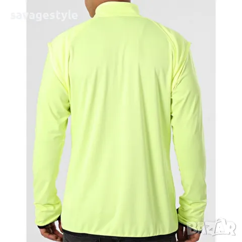 Мъжка блуза PUMA x Olympique de Marseille WarmUp Training Top Green, снимка 2 - Блузи - 47574173