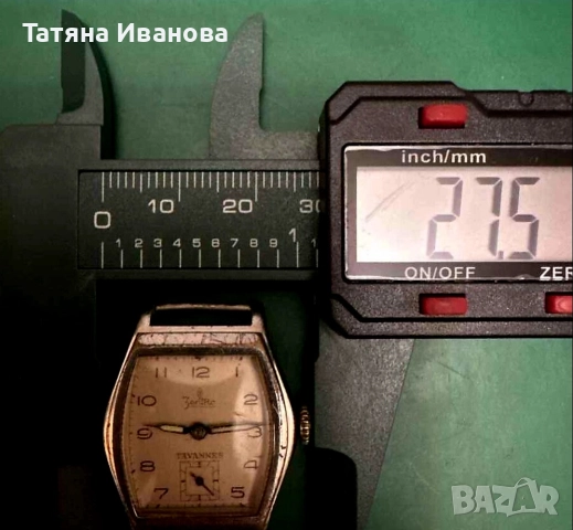 Zentra Tavannes, снимка 3 - Антикварни и старинни предмети - 52611421