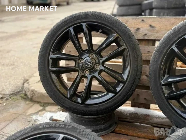 4х100 Джанти 17 цола Опел Корса Адам 4x100 Opel Corsa Adam Оригинални джанти ET 44 J 7 ЦО 56.6, снимка 5 - Гуми и джанти - 53663122