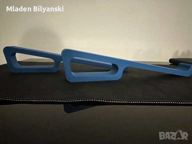 Стойка за лаптоп – ергономична, повдигаща (2 еднакви части, комплект), снимка 3 - Други стоки за дома - 52886621