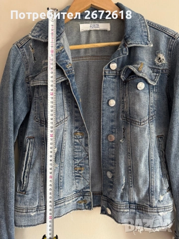 Дънково яке на Zara, снимка 3 - Якета - 53085762