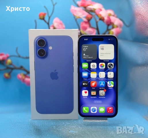 Apple iPhone 16, 128 GB, Ultramarine 