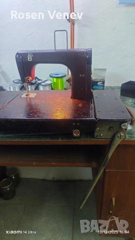 Немска електрическа шевна машина FREIA 1948-1949, снимка 6 - Шевни машини - 52775715