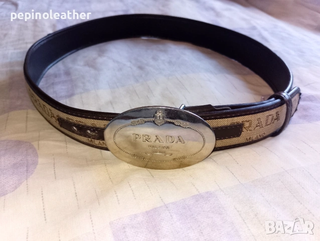 Италиански колан на PRADA, без номер, размер 85 см