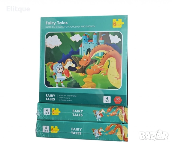 Пъзел, 4 в 1, снимка 3 - Образователни игри - 52716069