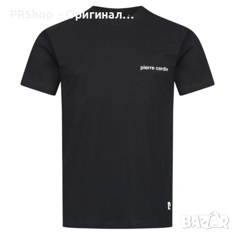 Мъжка тениска Pierre Cardin Classic, 100% памук, синя, сива, черна, снимка 5 - Тениски - 53621159