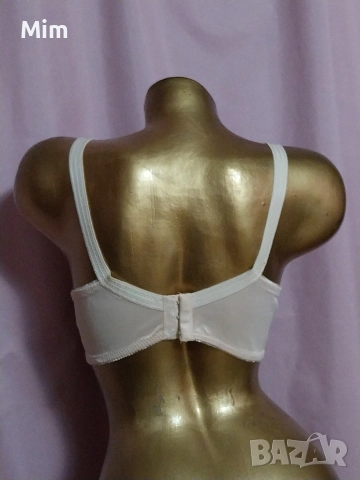 110 С Сутиен в цвят телесен с бродерия без банели , снимка 4 - Бельо - 52844281