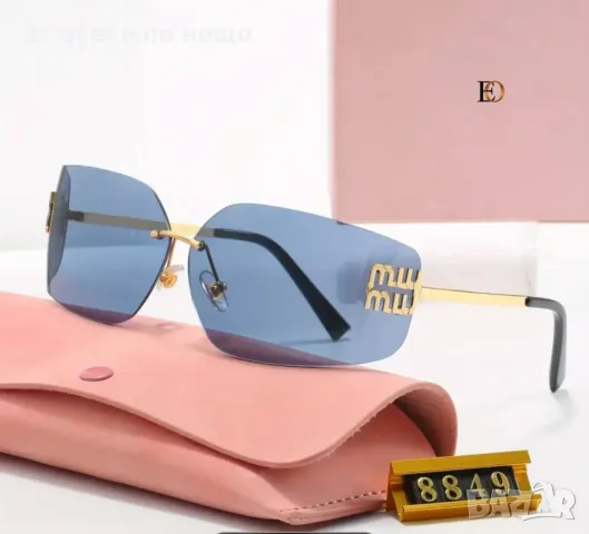 Слънчеви очила с UV400 защита с ПОДАРЪК🎁калъф и кутия Dolce&Gabbana😎Miu Miu😎 Код D1354, снимка 4 - Слънчеви и диоптрични очила - 47975178