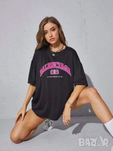 овърсайз тениски balenciaga , снимка 2 - Тениски - 46576971