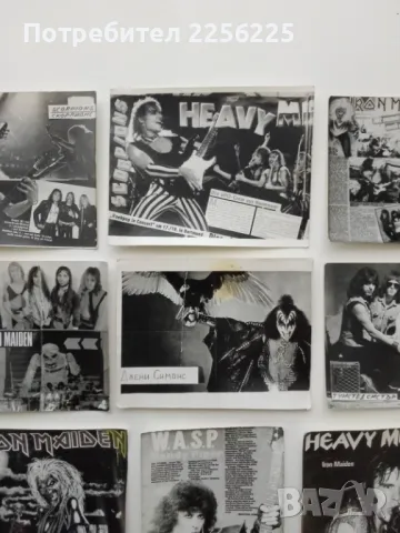ЛОТ стари картички на метъл групи (лот 9), снимка 3 - Колекции - 49880049
