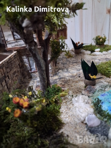 Ръчно изработен макет с размер 29/21см., снимка 6 - Декорация за дома - 51781490