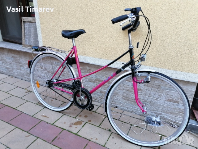 Дамски розов велосипед Vintage 28 , снимка 4 - Велосипеди - 52770346