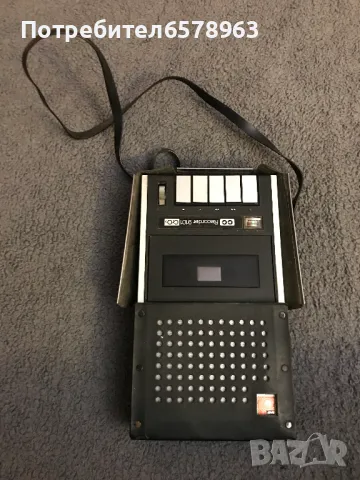 1973 Basf Portable Compact Cassette Recorder CrO2 9101 / РАБОТЕЩ /, снимка 10 - Радиокасетофони, транзистори - 48900371