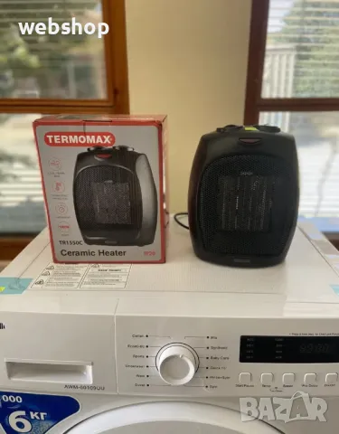 Kерамична Печка Termomax 1500W, Гаранция 24 месеца, снимка 1 - Отоплителни печки - 47148528