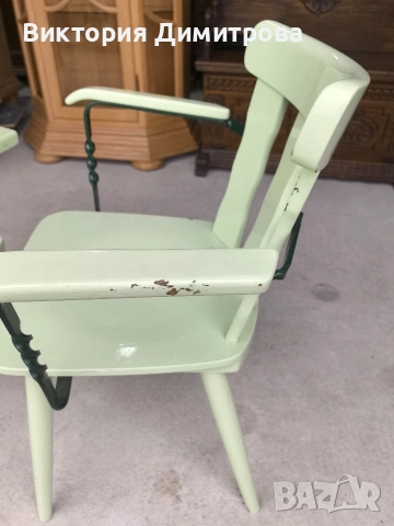 Комплект от 2 ретро стола , снимка 6 - Столове - 53624845