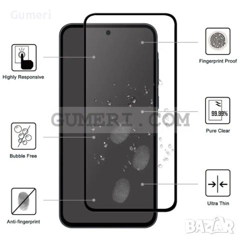 Samsung Galaxy A35 5G Стъклен Протектор За Целия Дисплей Full Glue, снимка 2 - Фолия, протектори - 45433638