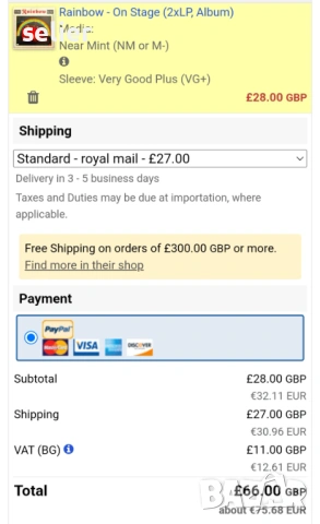 Rainbow ‎– On Stage Двойна плоча-GATEFOLD Издание 🇬🇧 UK 1977г Състояние на винила:NEAR MINT Състоя, снимка 6 - Грамофонни плочи - 53077618