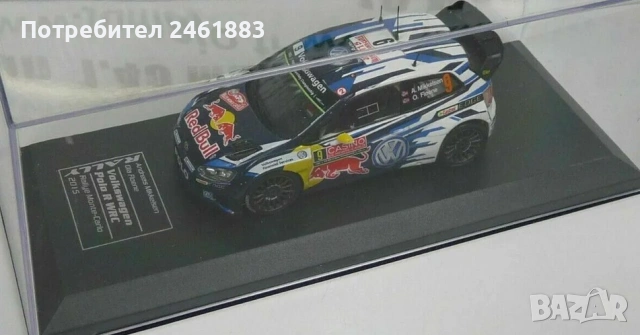 1/43 IXO за Direkt Collections Швейцария Rallye VOLKSWAGEN POLO R WRC Monte Carlo