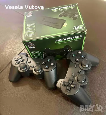 Игрова конзола HDMI 2.4G WIRELESS CONTROLLER GAMEPAD с над 10000 игри!, снимка 1 - Други игри и конзоли - 48061229