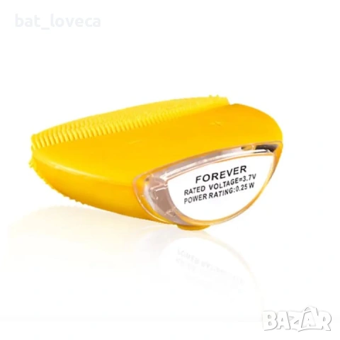 Нов Силиконов уред за почистване на лице, масаж, демакиаж, Жълт, снимка 6 - Козметика за лице - 53760038