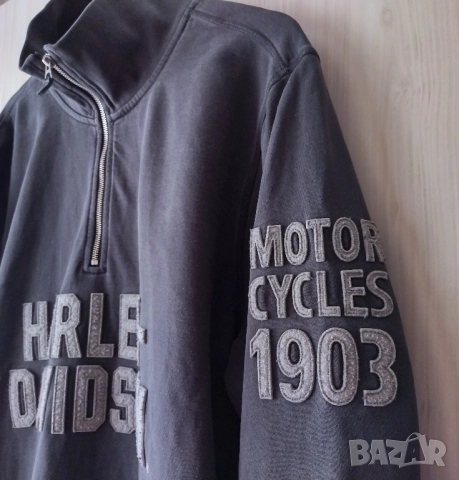 Harley Davidson - мъжки суичър 2XL, снимка 5 - Суичъри - 51896040