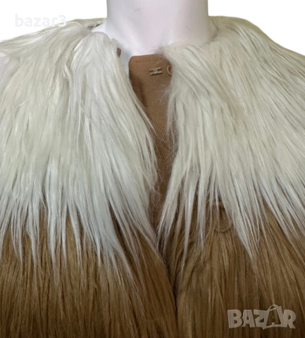 Elisabetta Franchi яке от изкуствен косъм, снимка 4 - Якета - 53727178