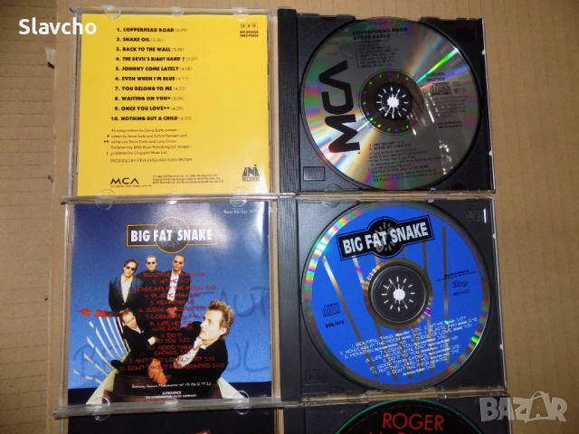 Дискове на -Steve Earle/Big Fat Snake-Beautiful Thing/Roger McGuinn-Back from Rio/Dizzy Mizz Lizzy, снимка 3 - CD дискове - 39950432