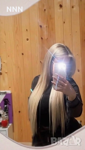 Естествена руска коса-екстеншъни закупени от Отто бутик. , снимка 4 - Аксесоари за коса - 54091658