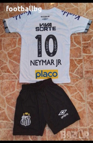 NEYMAR JR ❤️⚽️ детско юношеска футболни екипи SANTOS , снимка 6 - Футбол - 37687600