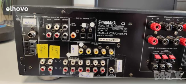 Ресивър Yamaha RX-396RDS#6, снимка 7 - Ресийвъри, усилватели, смесителни пултове - 48109604