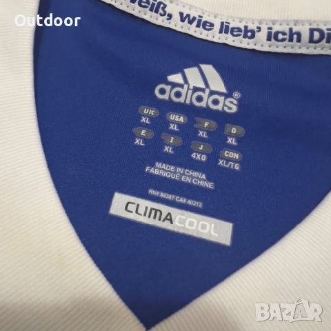 Мъжка тениска Adidas x FC Schalke 04, размер XL, снимка 3 - Тениски - 46531029