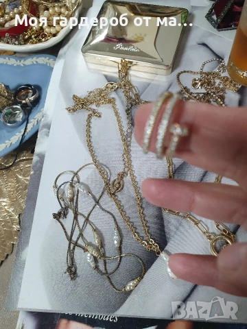 Лот бижута верижки и бонус.Лондон, снимка 3 - Колиета, медальони, синджири - 53737628