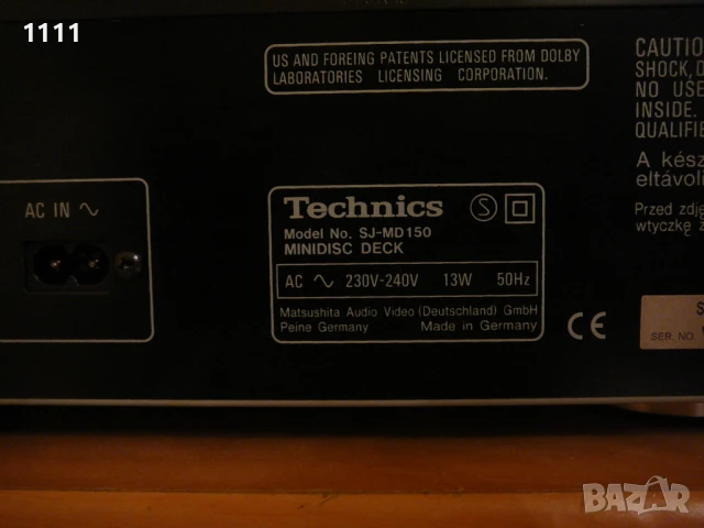 TECHNICS SJ-MD150, снимка 9 - Ресийвъри, усилватели, смесителни пултове - 51078691