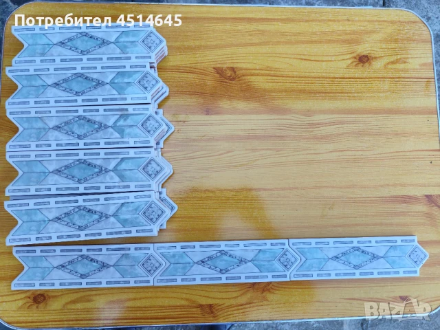 Фриз за баня в зелено 28 броя 