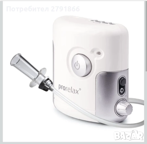 Prorelax вакуумен масажор SENSITIVE антицелулитен масаж с 3 вендузи регулируема мощност акумулаторен, снимка 4 - Други - 52019967