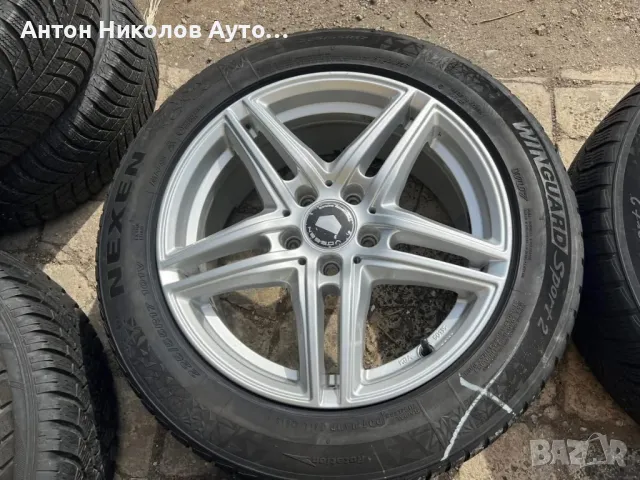 5х112 17 Джанти Лети Mercedes VW Seat Skoda Audi 5x112 ET 45 J 7.5 Централен отвор 66.6 , снимка 7 - Гуми и джанти - 48328074