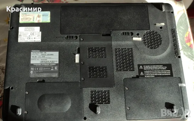 ЛаптопToshiba Satellite P300-26L, снимка 3 - Лаптопи за дома - 48375316