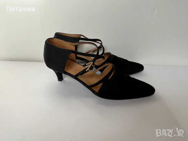 Обувки Hermes на ток 38.5 Оригинал, снимка 2 - Дамски обувки на ток - 53276795