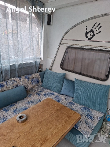Продавам каравана с изграден навес , снимка 13 - Каравани и кемпери - 53582195